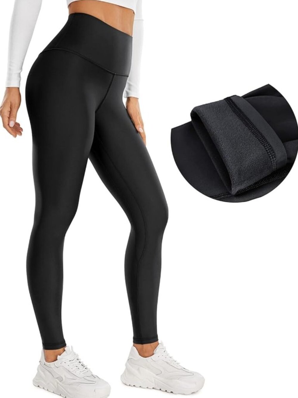 XS CRZ Yoga fleece lined yoga pants and top